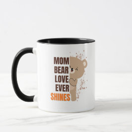 bear-mom Cute Graphic Design Mugg