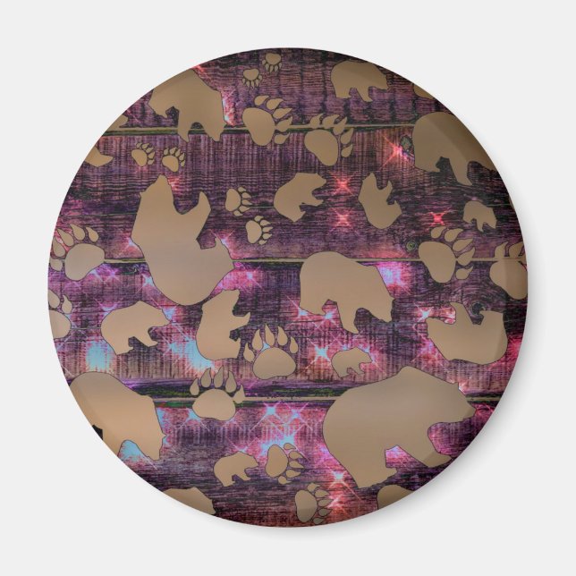Bear Mönster Magnet (Framsidan)