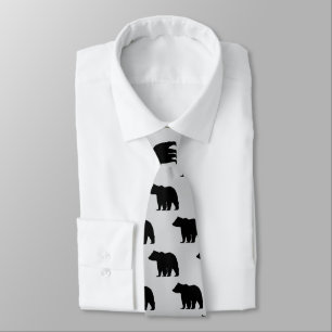 Bear Mönster Silhouette Rustic Slips