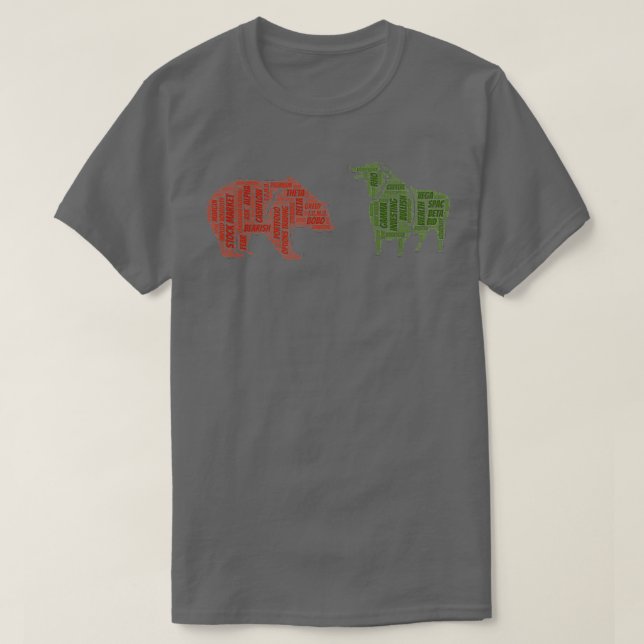Bear mot Bull T Shirt (Design framsida)
