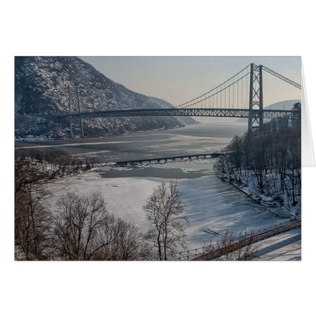 Bear Mountain Bridge Hälsningskort (Framsidan Horizontal)
