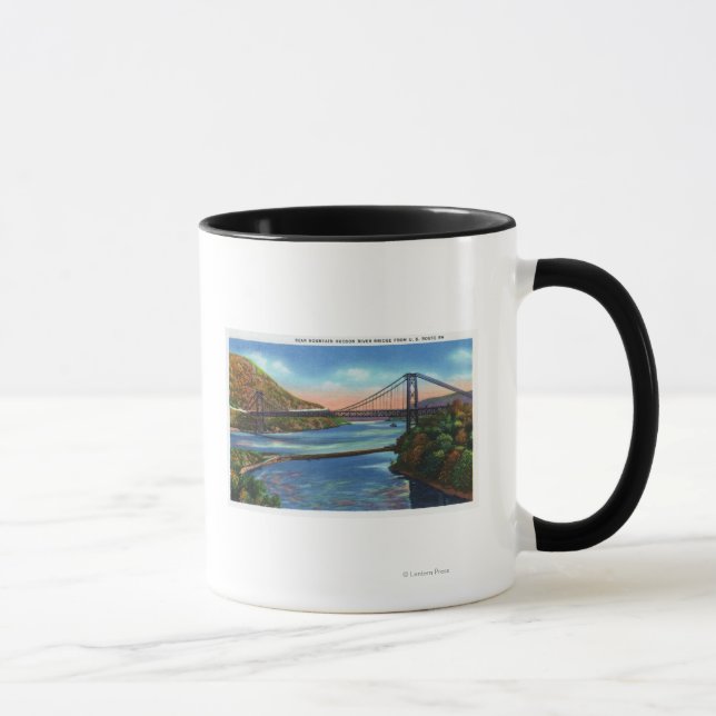 Bear Mountain Hudson River Bridge Mugg (Höger)