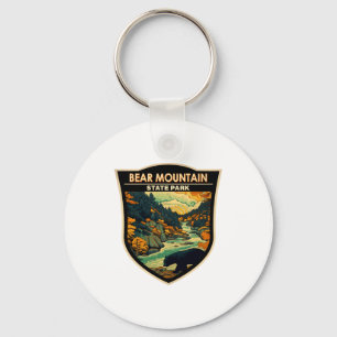 Bear Mountain State Park New York Resa Vintage  Nyckelring