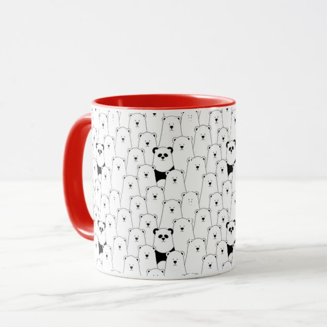 bear mug mugg (Framsida vänster)