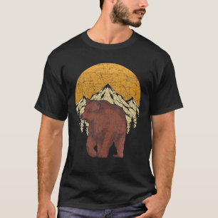 Bear Natature Animal Lover Mountains Forest Tr T Shirt