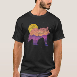 Bear Natature Landcape Forest Animal Sunset Bear T Shirt
