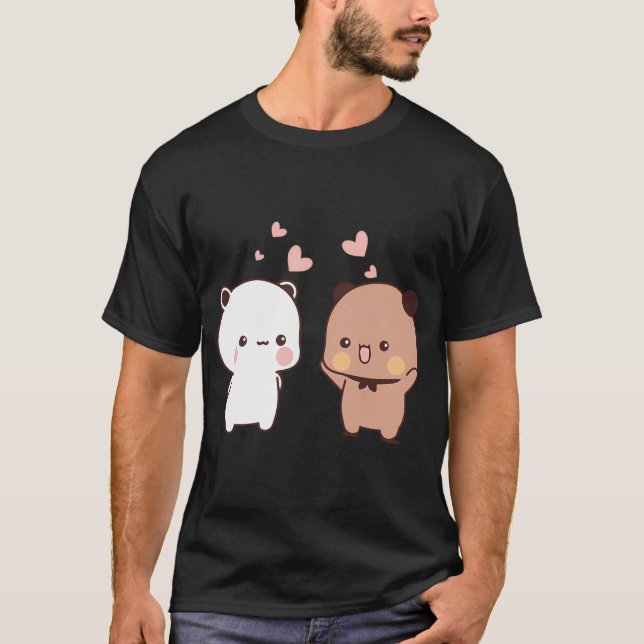 Bear och Panda Bubu Dudu Balloon T Shirt (Framsida)
