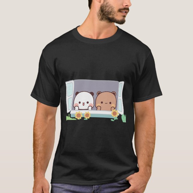Bear och Panda Bubu Dudu Balloon T Shirt (Framsida)