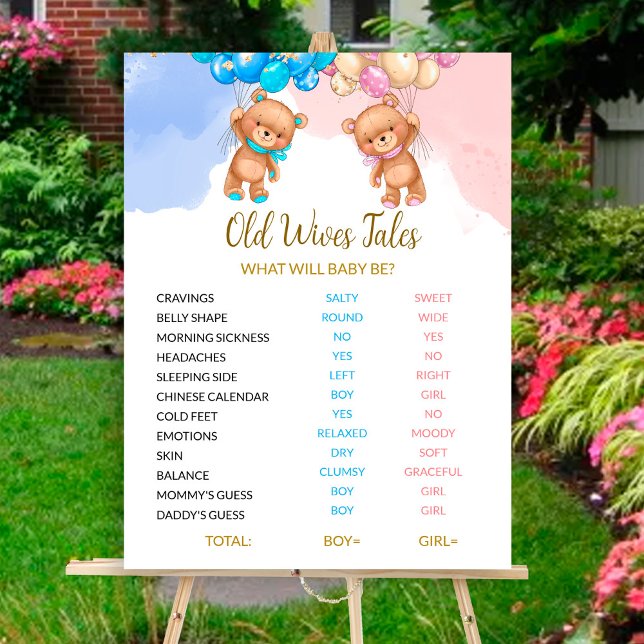 Bear Old Wives Tales Sign Poster (Skapare uppladdad)