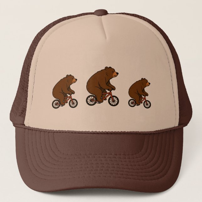 Bear on a Bike – Wild Ride Vibes Keps (Framsida)
