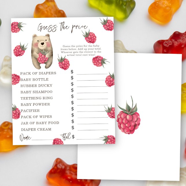 Bear - Party-spel | Prist gissningsspel (Skapare uppladdad)