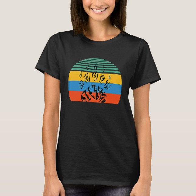 Bear Paw Native American T Shirt (Framsida)