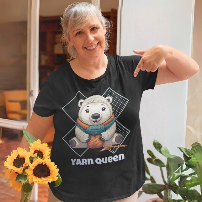 Bear Pension Gifts for Crocheter Mamma Grandma T Shirt (Bear Retirement Gifts for Crocheter Mom Grandma)