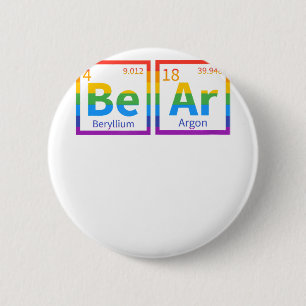 Bear Periodic Bord Gay Bear LGBT Pride Rainbow Fo Knapp