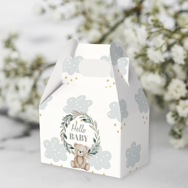Bear Personalised Children’s Party Box Gift Bag Presentaskar (Skapare uppladdad)