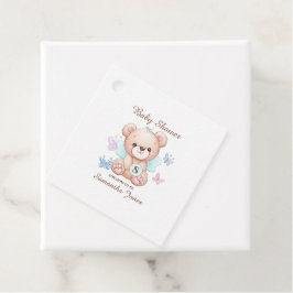 Bear Personlig Baby Shower Gåvor Etiketter