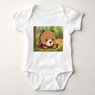 Bear Picnic Party: A Roligt-Filled baby kostym T Shirt