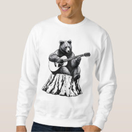Bear Play Guitar - Acoustic Vibes Sweatshirt