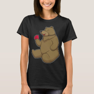 Bear Poker-bokkort T Shirt