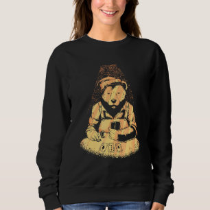 Bear Poker Player spelar upp kort Lucky Spelare Ca T Shirt