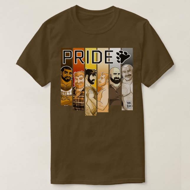 BEAR PRIDE 2019 Classic TShirt T Shirt (Design framsida)