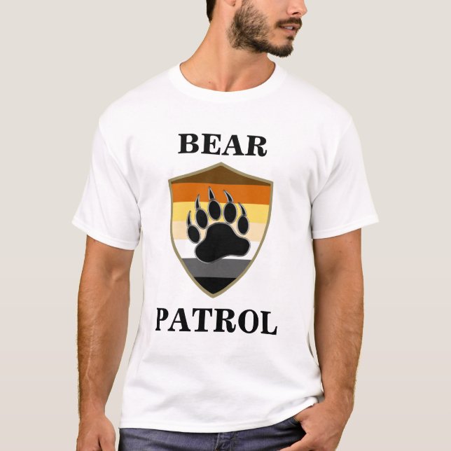 Bear Pride Bear Patrol T Shirt (Framsida)