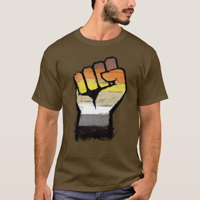 Bear Pride Fist T-Shirt (Framsida)