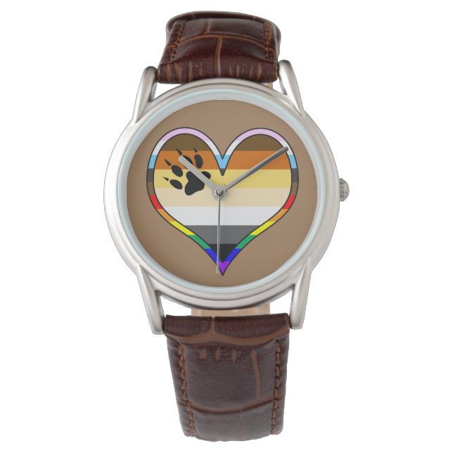 Bear Pride Heart Armbandsur (Framsida)