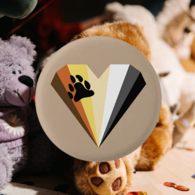 Bear Pride Heart-knapp Knapp (Skapare uppladdad)