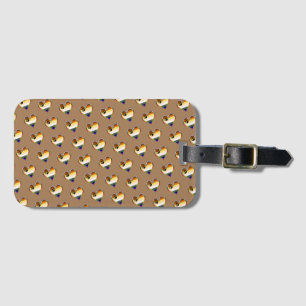 Bear Pride Heart Mönster Luggage Tag Bagagebricka