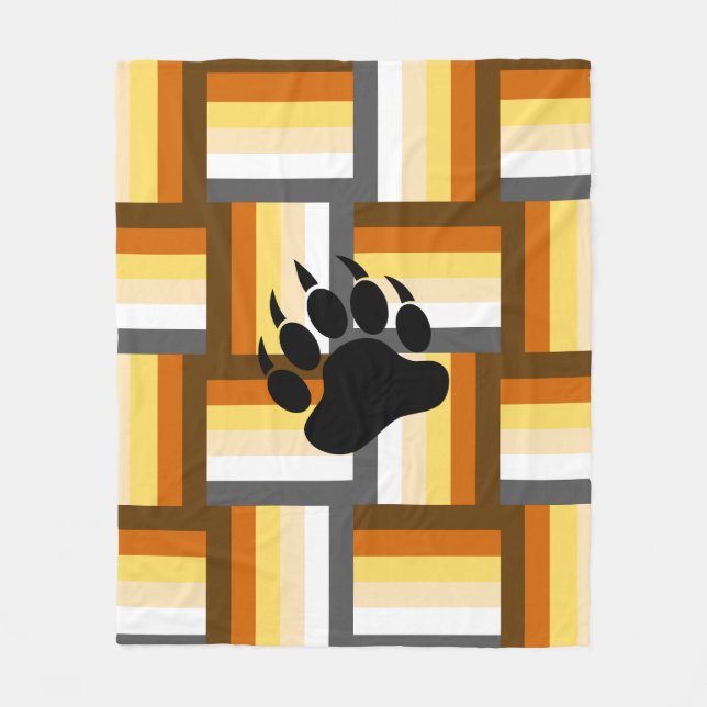 Bear Pride Inspiece Blanket Fleecefilt (Framsidan)