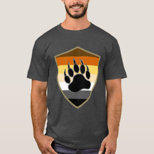 Bear Pride Shield Bear Tass T Shirt