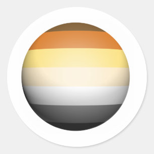 BEAR PRIDE SPHERE RUNT KLISTERMÄRKE