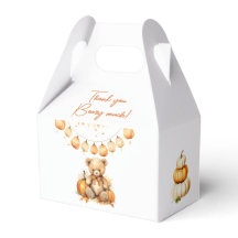 Bear Pumpkin Barly WaitBaby ShowerFavor Box