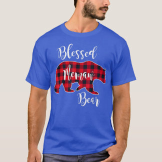 Bear Red Buffalo Check Play Roligt Gra T Shirt