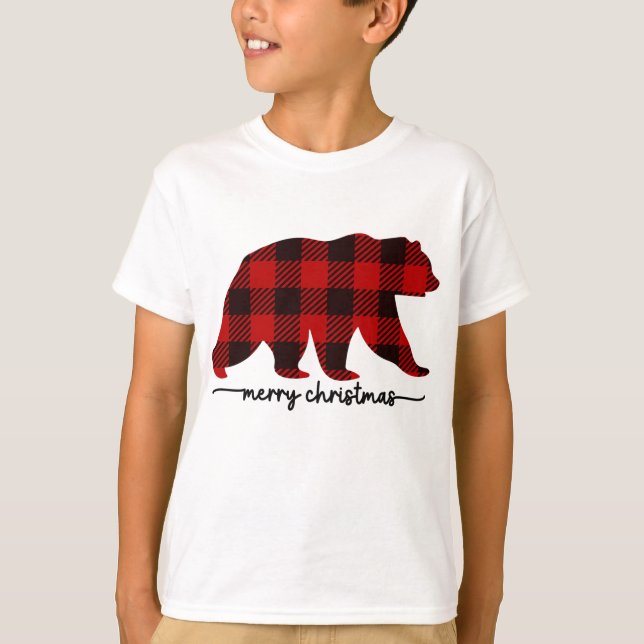 Bear Red Play T Shirt (Framsida)