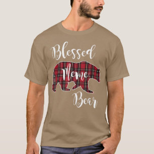 Bear Red Tartan Play Roligt Grandma Gif T Shirt