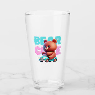 Bear Roligt Glass Kopp