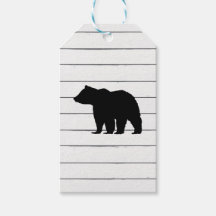 Bear Rustic Wilderness Wood Gift Märkres