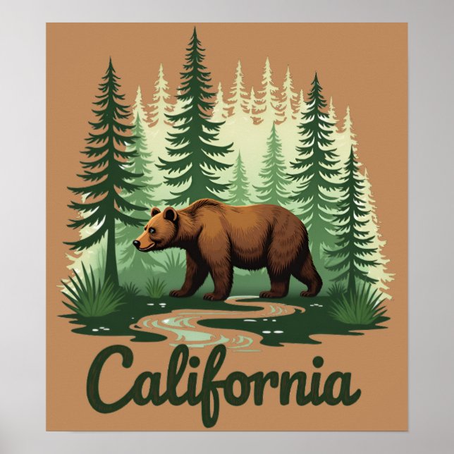 Bear Sanctuary california Poster (Framsidan)
