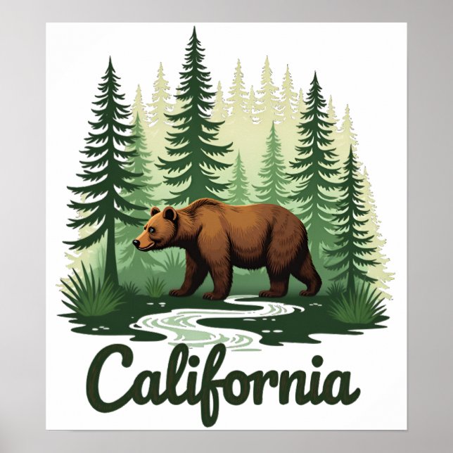 Bear Sanctuary california Poster (Framsidan)