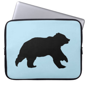 Bear Silhouette bärbar dator Fodral