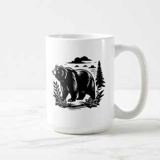 Bear Silhouette Kaffemugg
