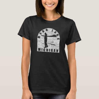 Bear Sjö Ice Fishing Michigan T Shirt