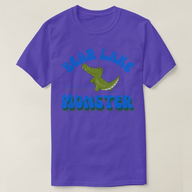 Bear Sjö Monster Utah Idaho T Shirt (Design framsida)