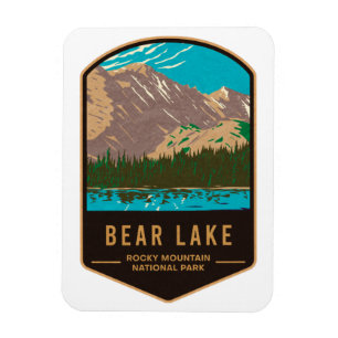 Bear Sjö Rocky Mountain National Park Magnet
