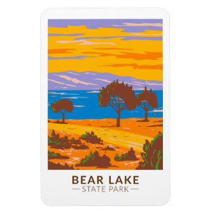 Bear Sjö State Park Utah Vintage Magnet