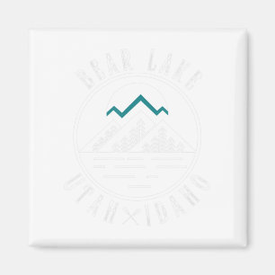 Bear Sjö Utah Idaho Camping Boating Magnet