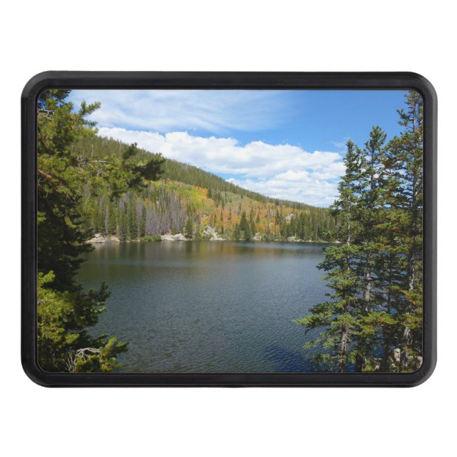 Bear Sjö vid Rocky Mountain National Park Dragkroksskydd (Framsidan)