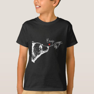 Bear Skeleton Boop Bear Funny Halloween Girl Manar T Shirt